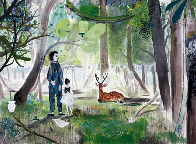 My Deer, 2015/16,  Acryl und Öl auf Leinwand