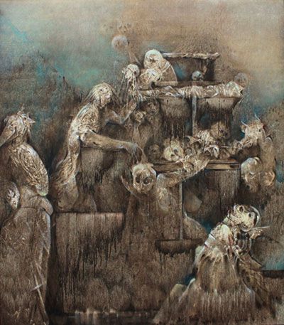 Inquisition. 2008, Öl auf Leinwand, 160x140 cm