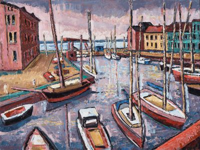 Dietrich Becker: Hafen Stralsund, 2016