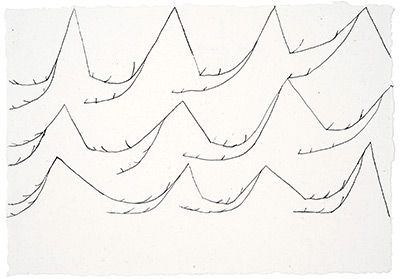 Hanns Schimansky: o.T., 2017/18, Tusche