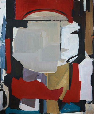 Waldemar Krämer: o.T. Acryl, 2013, 120x100 cm