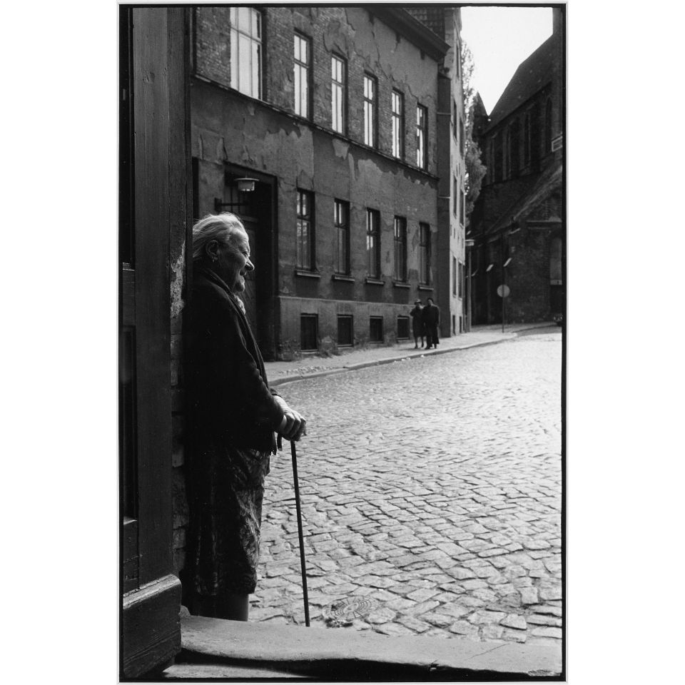 Gerhard Weber Rostock, Wollenweberstraße/Amberg. 13.5.1984, Silbergelatineabzug