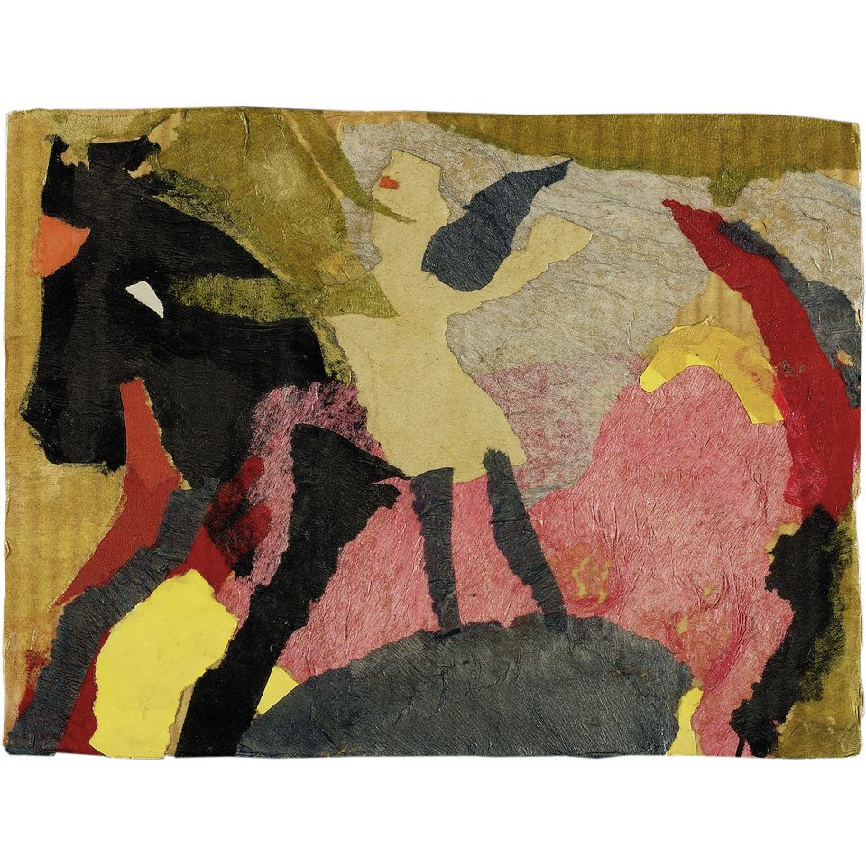 Stefan Eisermann | o.T. (Ritt ohne Skrupel) Collage, 1979