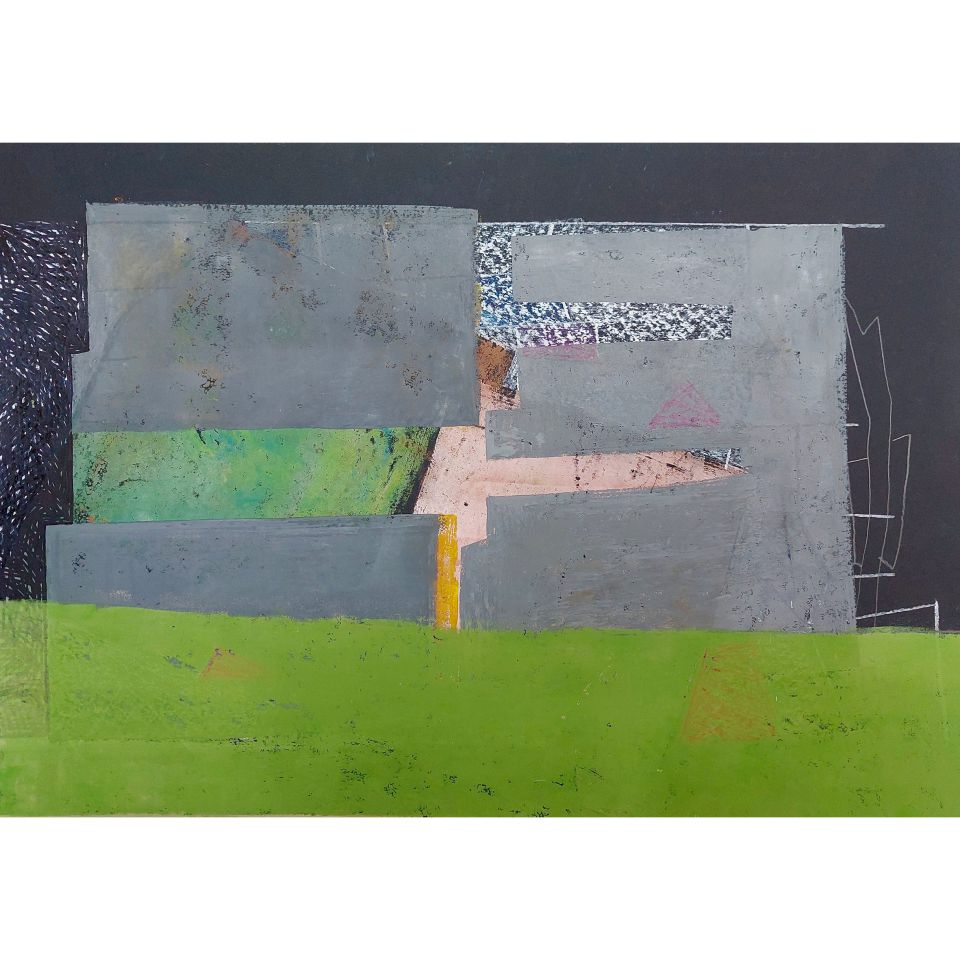 Grit Sauerborn . Im Aufbruch . Monotypie . 2020