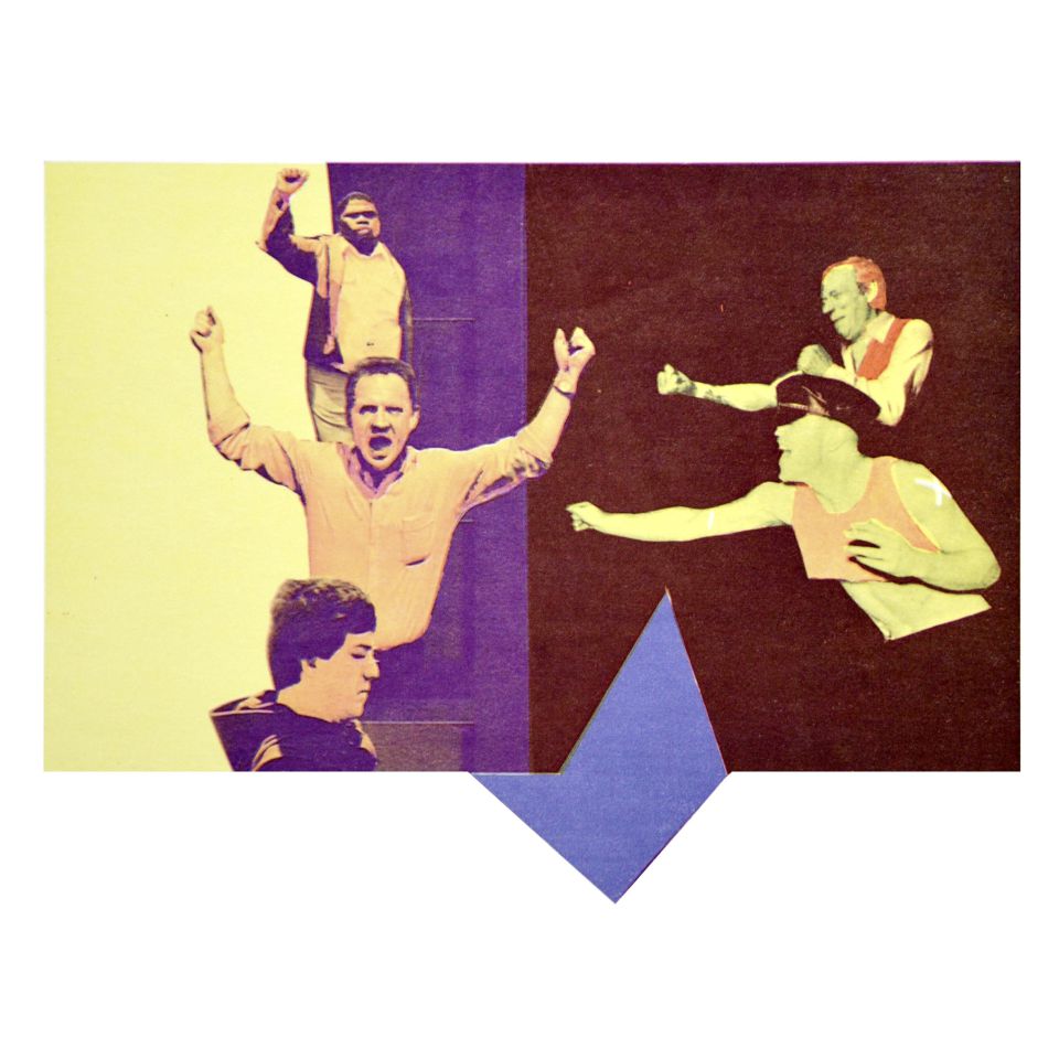 Carmen McPherson . Anger … Verzweiflung . Offset Handabdruck . 1990