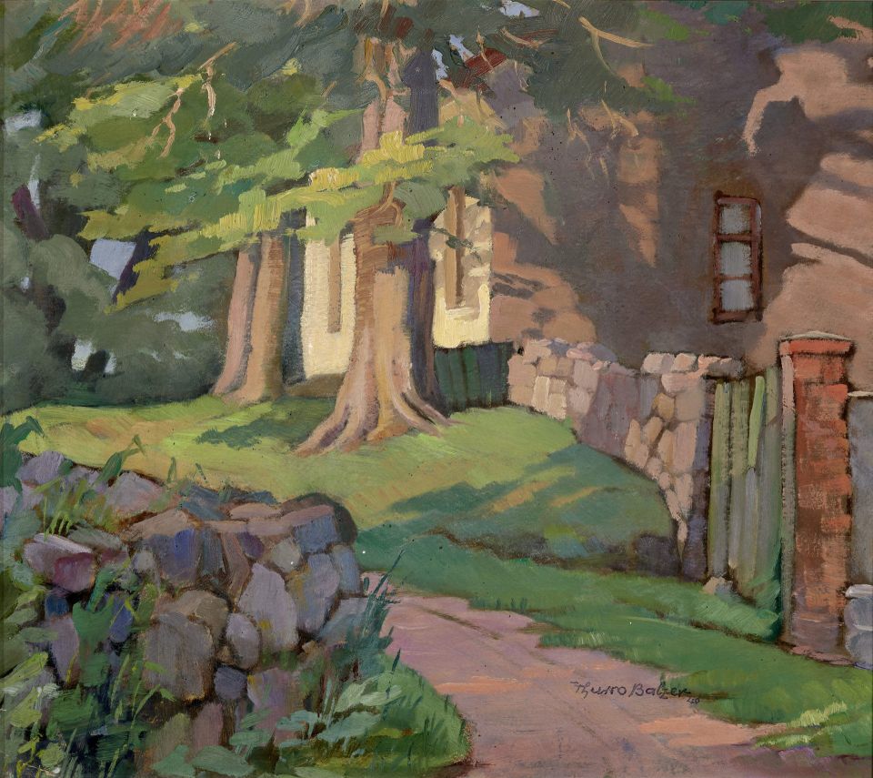 Thuro Balzer: Sonnenflecken. Öl auf Malpappe. 1940 (Leihgabe: Inge Dessoff-Hahn, Berglen)