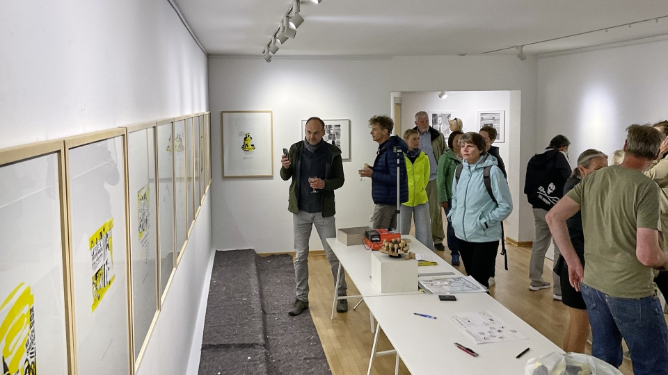 Preview und Live-Aufbau im Rahmen der 21. Rostocker Kunstnacht am 2. Juni 2023