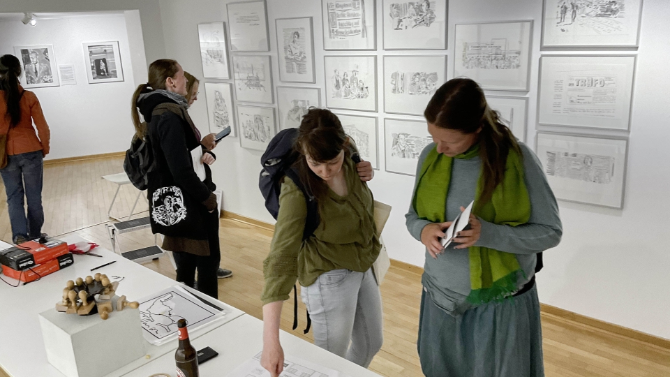 Preview und Live-Aufbau im Rahmen der 21. Rostocker Kunstnacht am 2. Juni 2023