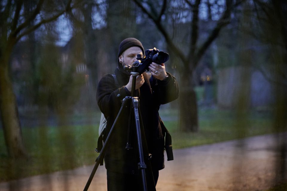 Lars Heidemann beim Vorbereiten seines Beitrages
