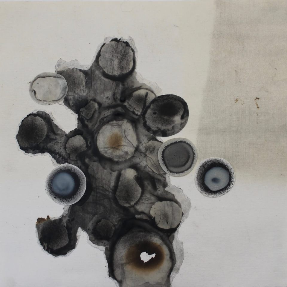 Ronny Lischinski: Tales of a Circle. No.9/36, Serie 2018, mixed media