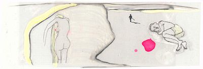 Aus der Serie HÖHERE DICHTE, 2018, Mischtechnik auf Folien