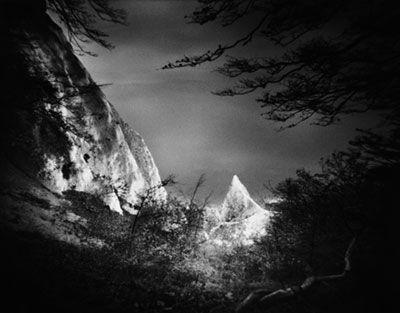 Volkmar Herre: Nationalpark Jasmund – Hommage C.D.F., 1997, Camera Obscura, C-Print