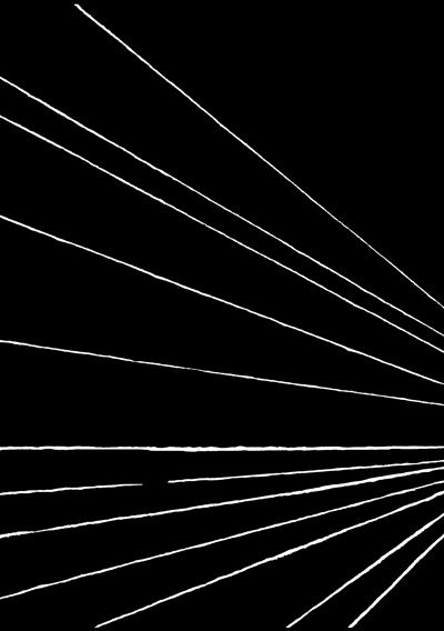 Anna Schimkat: Windstoß, 2018 Linoldruck, 20,5 x 29,5 cm