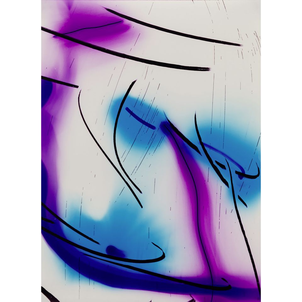 Marta Djourina: o.T. 2019,Direktbelichtung auf analogem Fotopapier, selbstserstelltes Filmnegativ