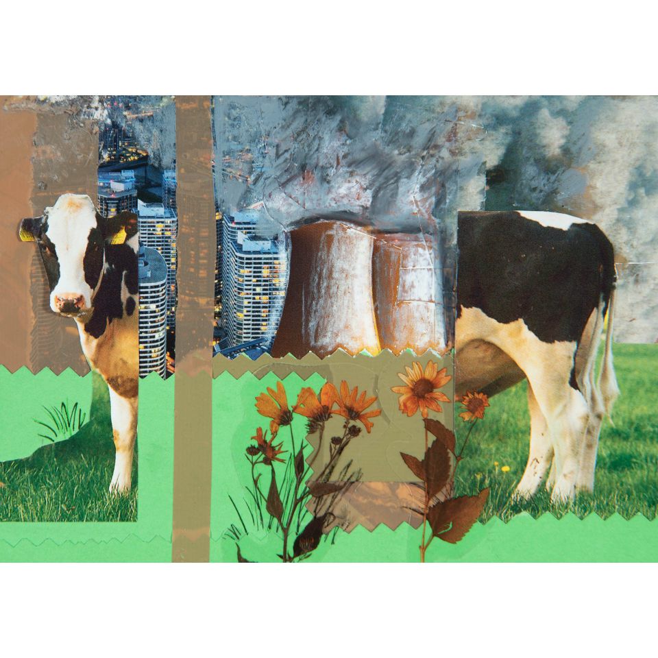 Mariella Stefkó: Idylle. Collage