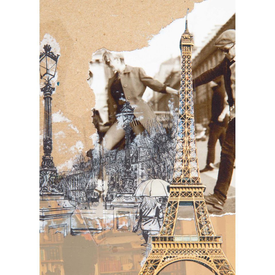 Mariella Stefkó: Fernweh. Collage